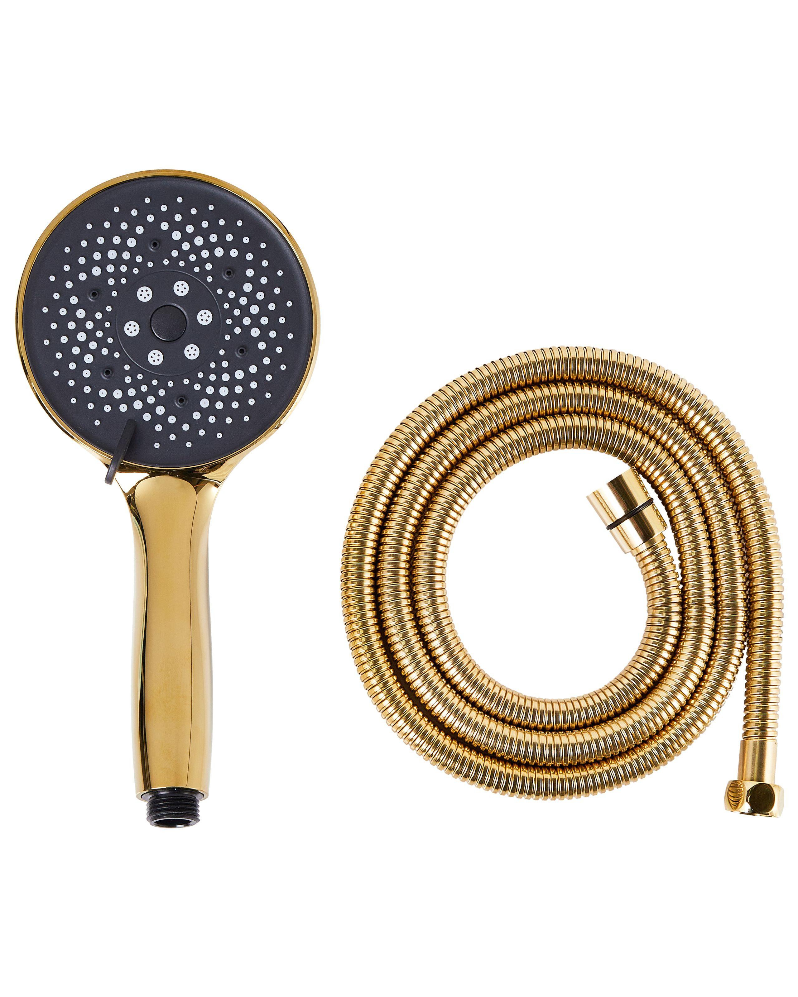Beliani Duschkopf mit Schlauch aus ABS (robuster Kunststoff) Klassisch ICHMA  
