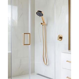 Beliani Duschkopf mit Schlauch aus ABS (robuster Kunststoff) Klassisch ICHMA  