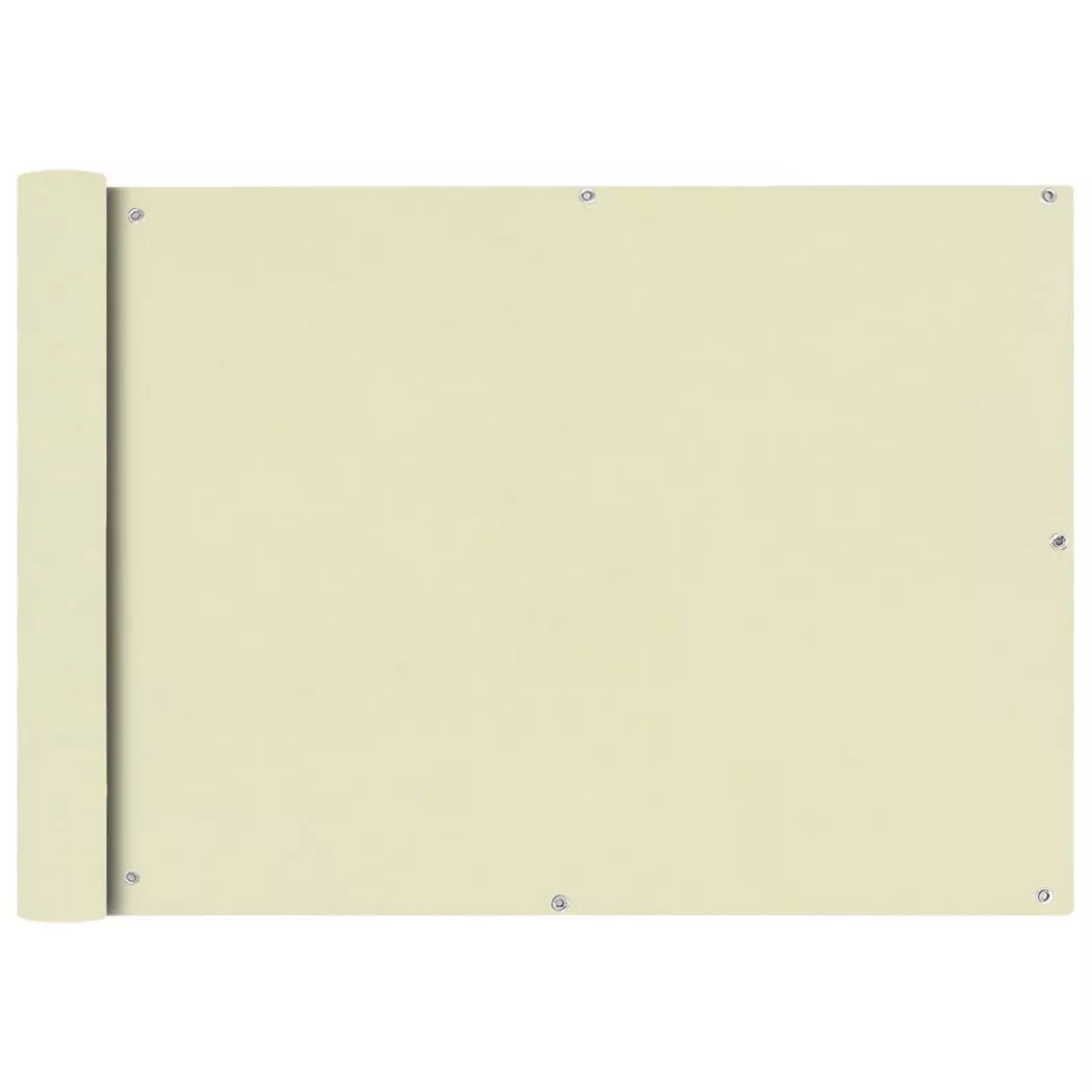 VidaXL - paravento per balcone, One Size, Light Beige