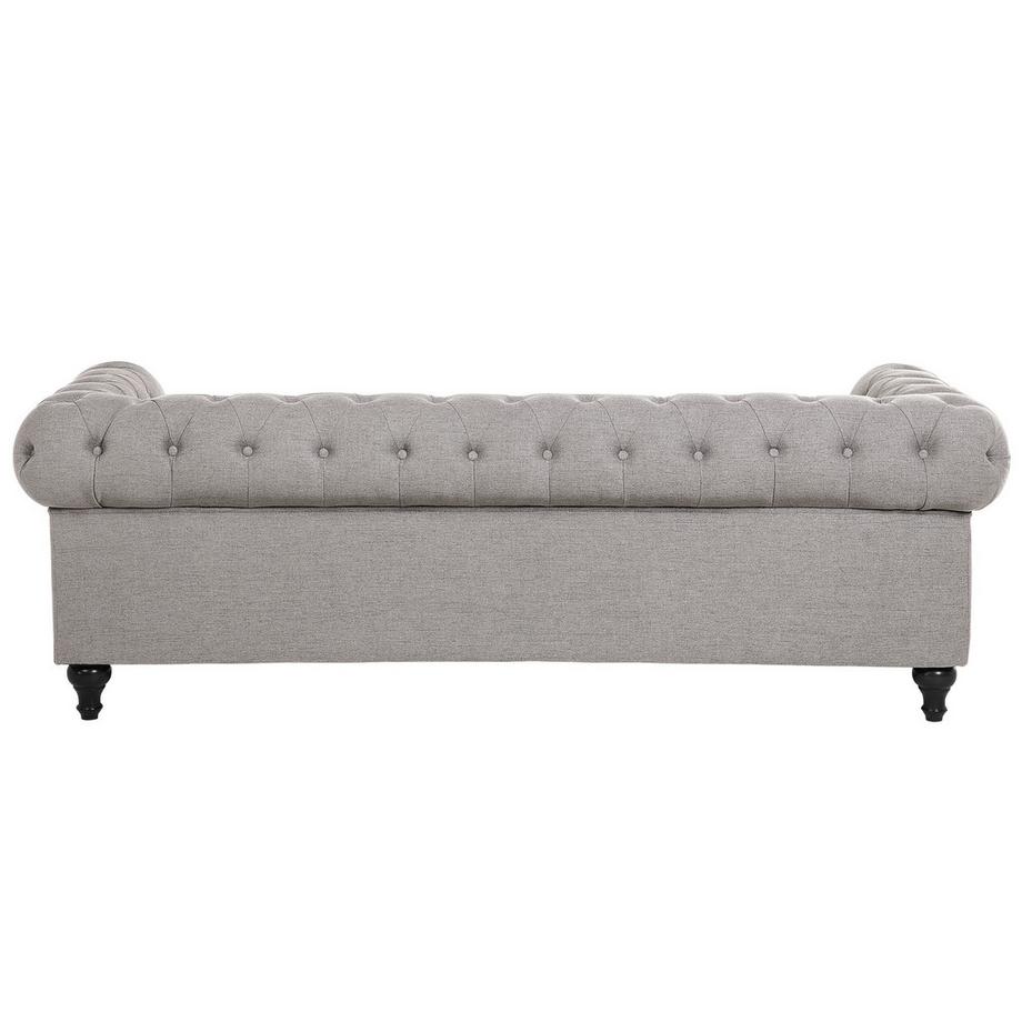 Beliani Canapé 3 places en Tissu Glamour CHESTERFIELD  