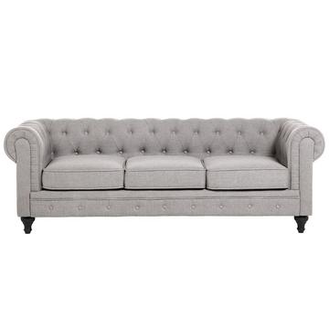 Canapé 3 places en Polyester Glamour CHESTERFIELD