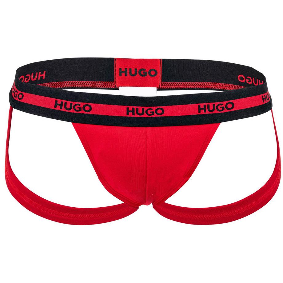 HUGO Triplet Planet Stretch Jockstrap Confezione da 3  