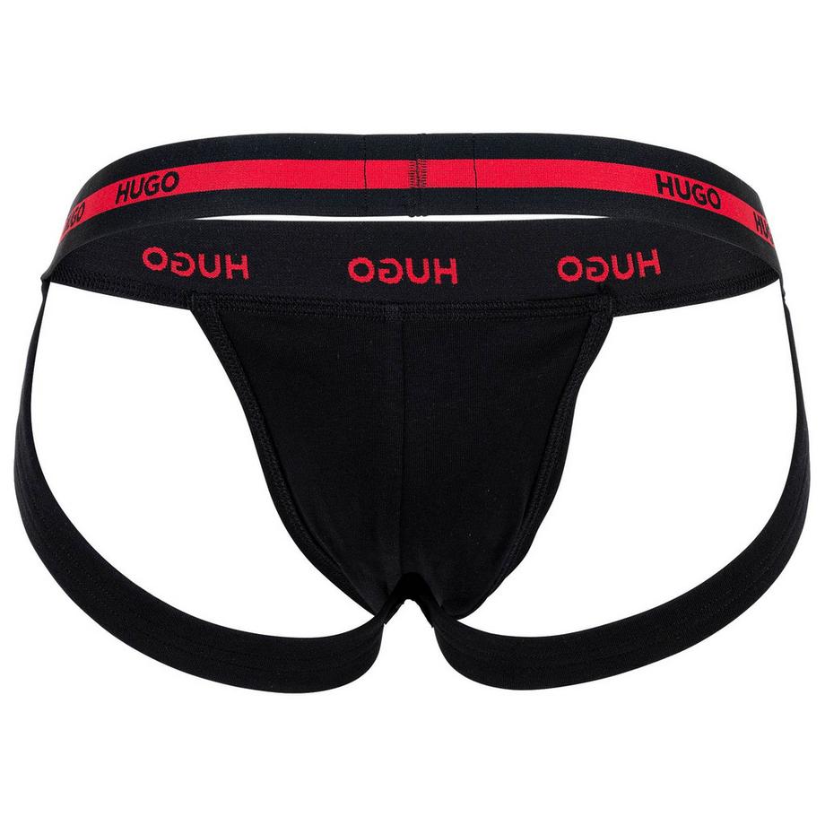 HUGO Triplet Planet Stretch Jockstrap Confezione da 3  