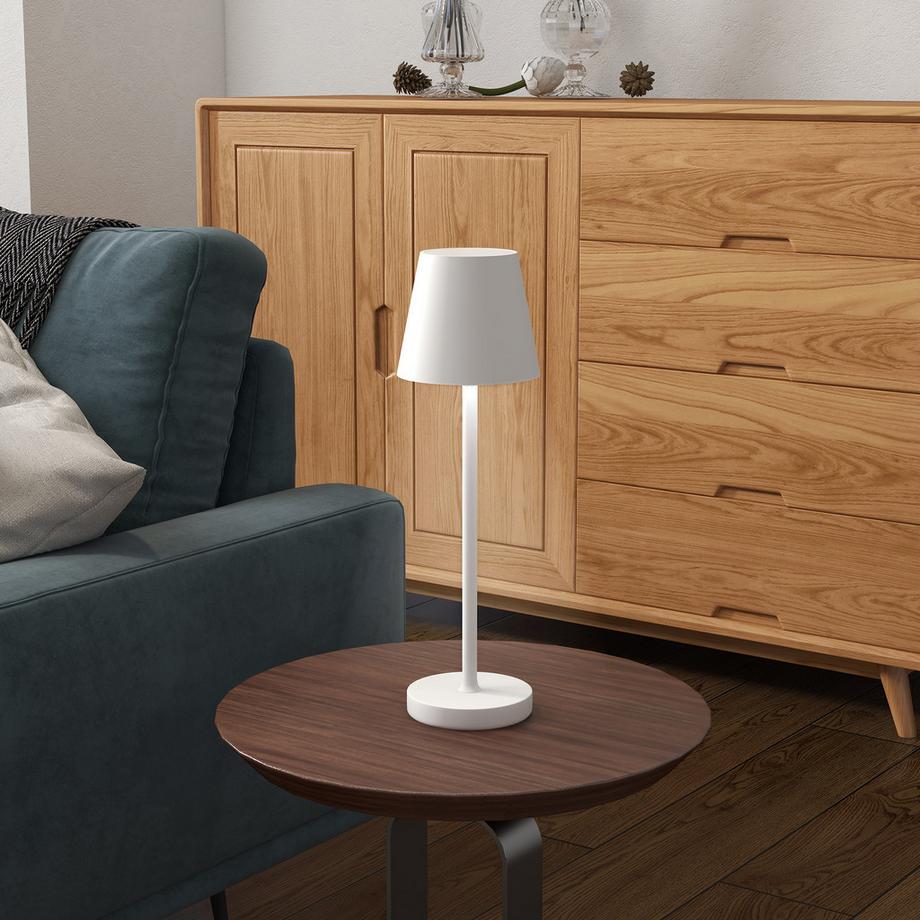 HOMCOM Lampe de table  