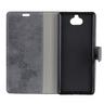 Cover-Discount  Sony Xperia 10 Plus - Custodia in pelle vintage in look scamosciato grigio Grigio
