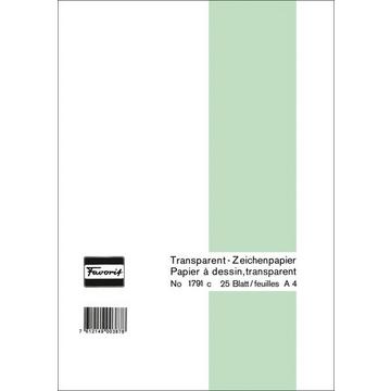 FAVORIT Transparentpapier A4 1791 C 60/65g 25 Blatt