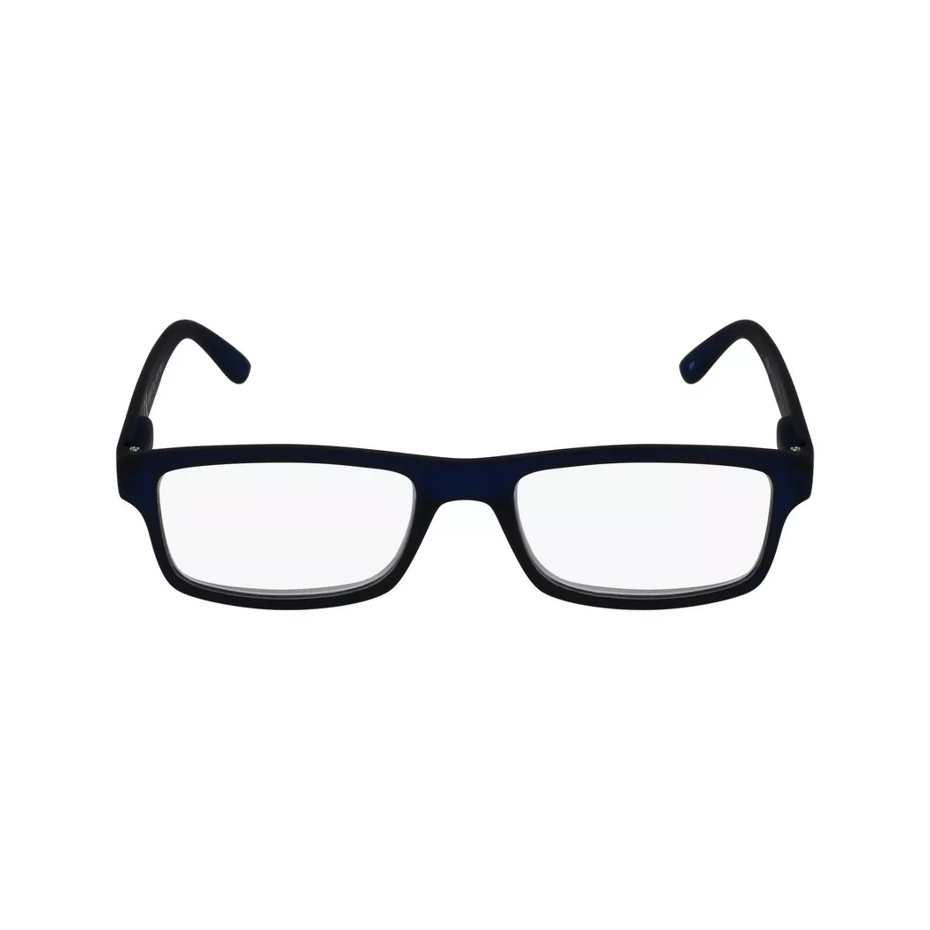 Invu - Lesebrille mit Etui, für Herren, Blau, Größe ONESIZE