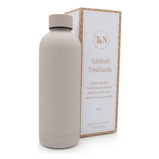 T&N  Edelstahl Trinkflasche (Mud Grey, 0.5 l) 