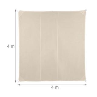 Northix Voile d'ombrage beige anti-UV  