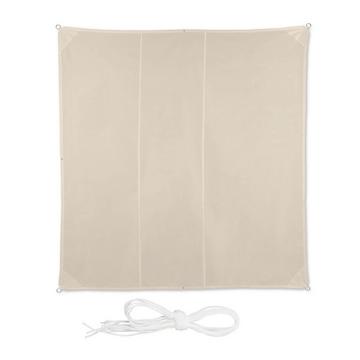 Voile d'ombrage beige anti-UV