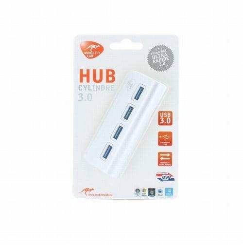 Mobility Lab  Mobility Lab ML305776 Schnittstellen-Hub USB 3.2 Gen 1 (3.1 Gen 1) Type-A Silber 