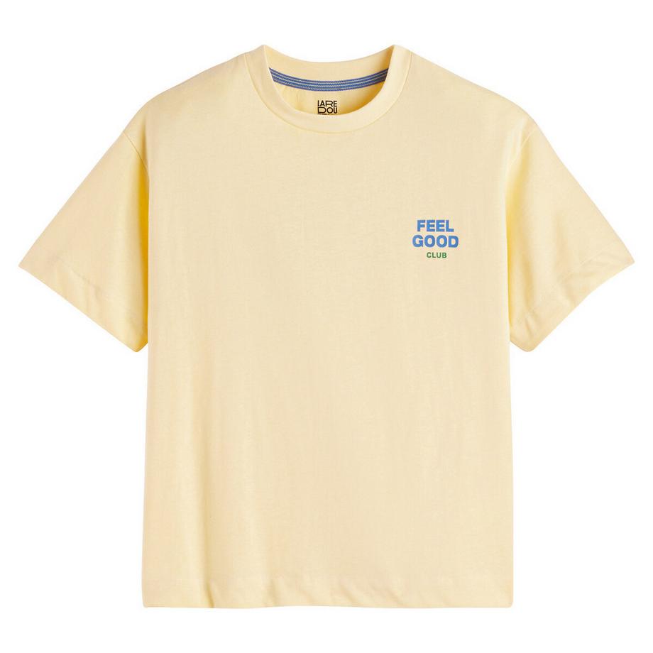 La Redoute Collections  T-shirt manches courtes imprimé au dos 