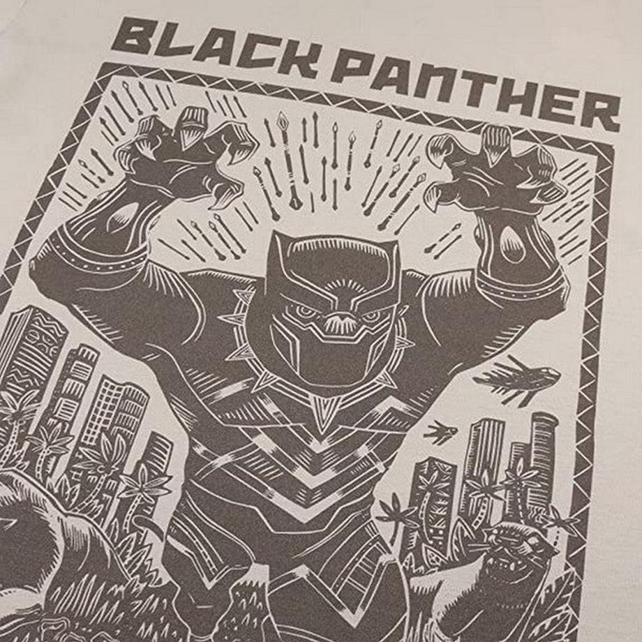 Black Panther Black Panther T-Shirt Stampa Grafica  