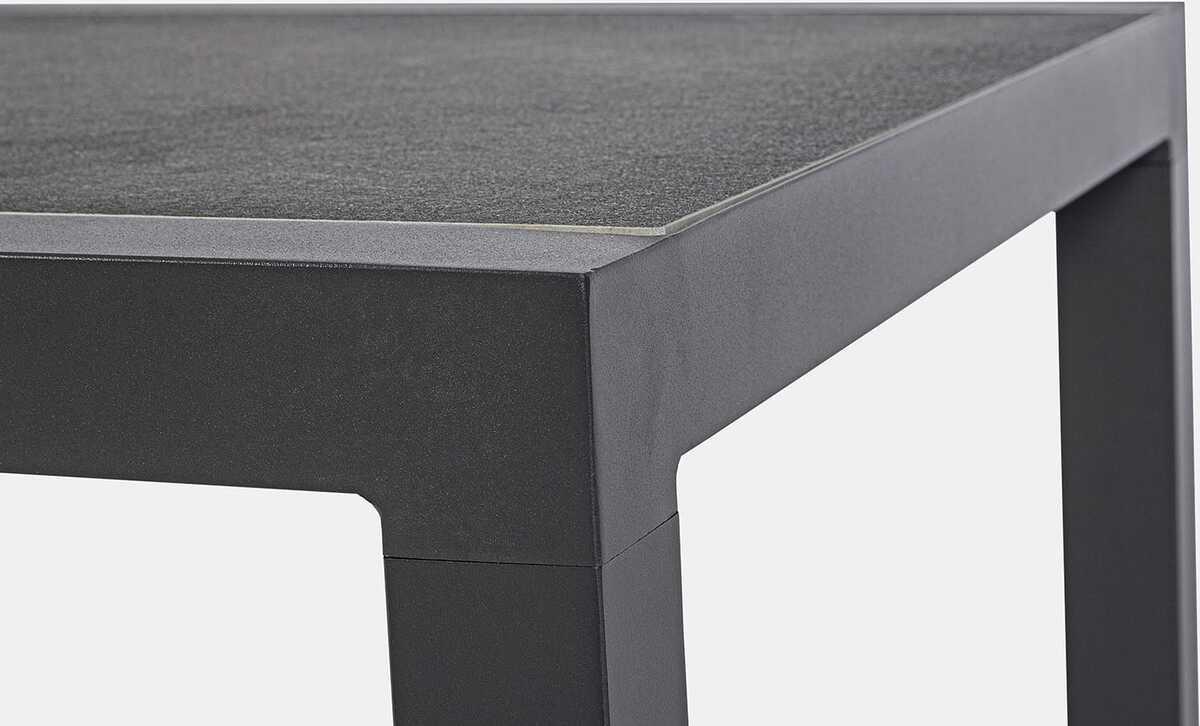 mutoni Table basse de jardin Kledi 120x70 anthracite  