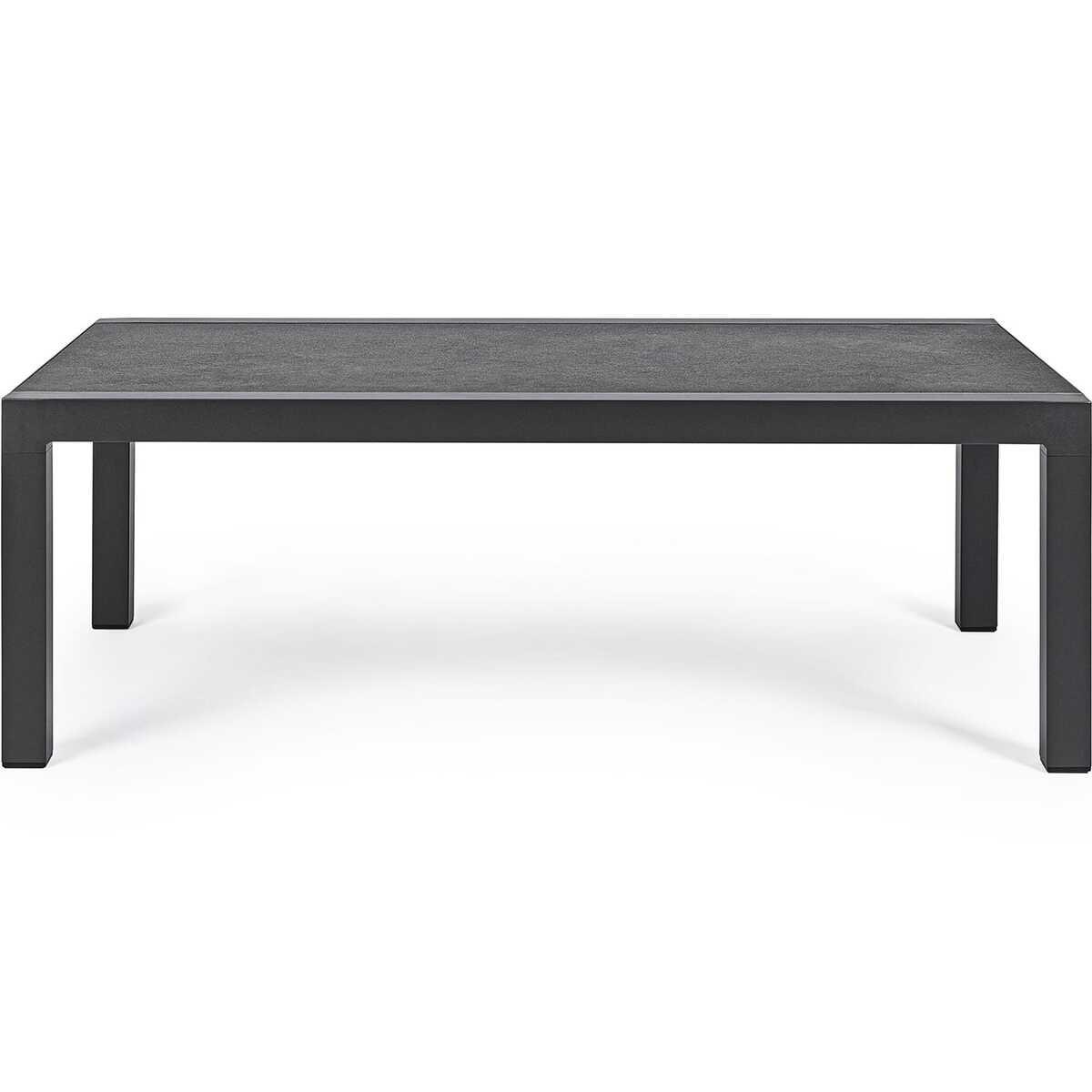 mutoni Table basse de jardin Kledi 120x70 anthracite  