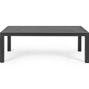 Table basse de jardin Kledi 120x70 anthracite