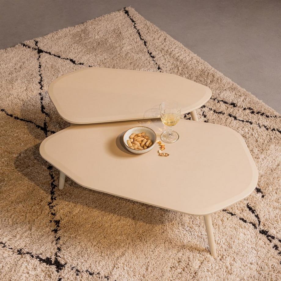 mutoni Tavolino Davina dust (set di 2)  