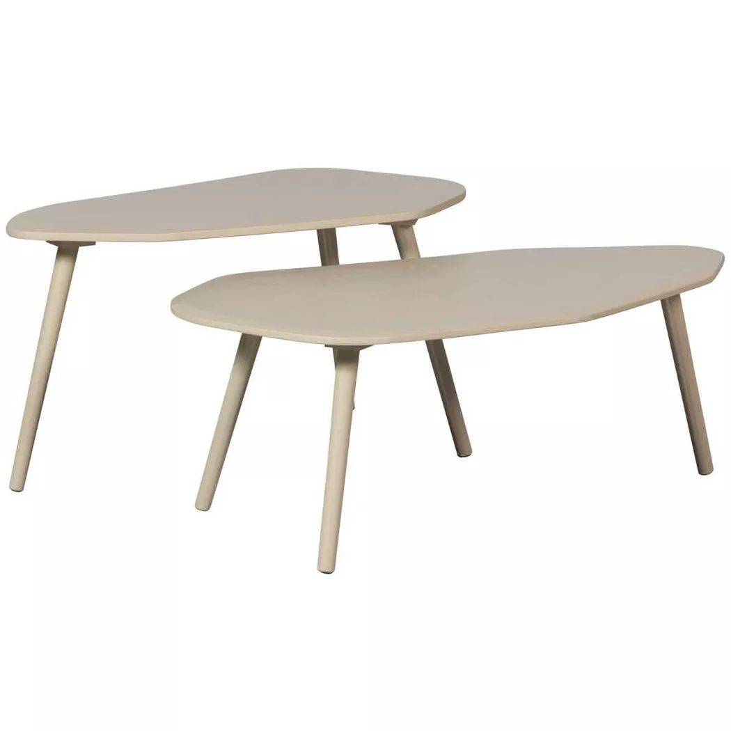 mutoni - Beistelltisch Davina dust (2er-Set), One Size, Weiss