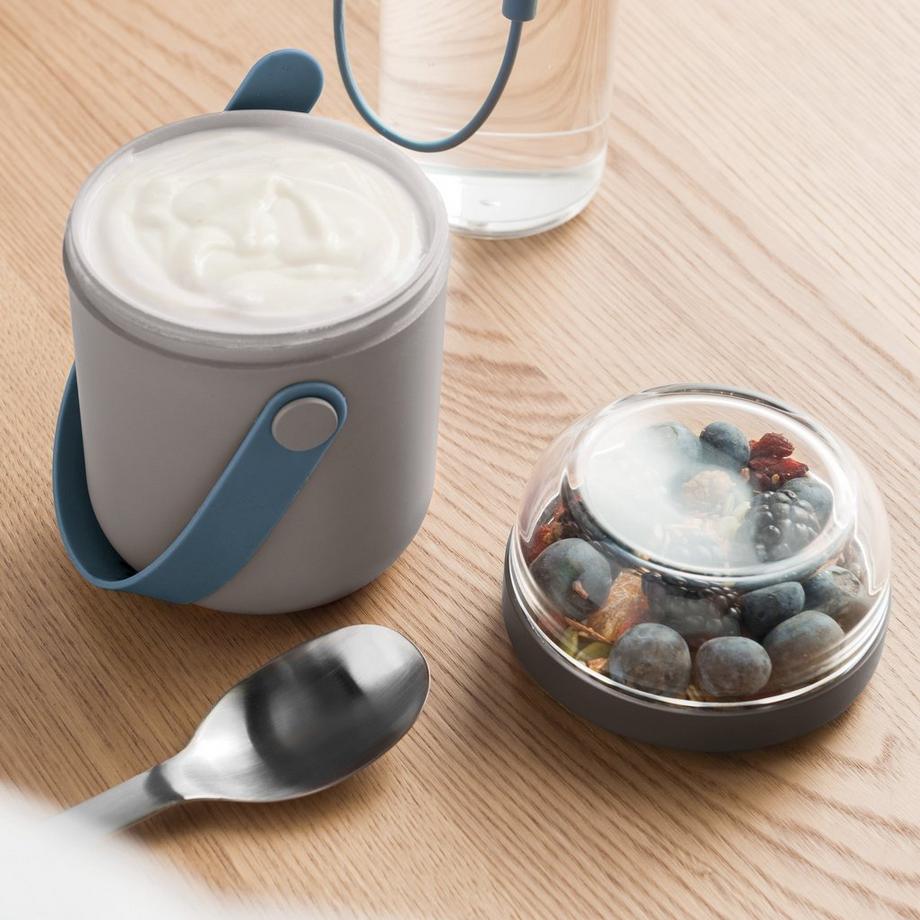 Berghoff  BergHOFF Leo 3950148 contenitore portapranzo Contenitore per il pranzo Polipropilene (PP), Silicone Grigio, Trasparente 1 pz 