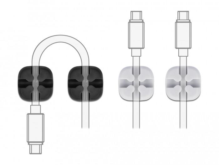 DeLock  Support de câble  Set combiné pièce 