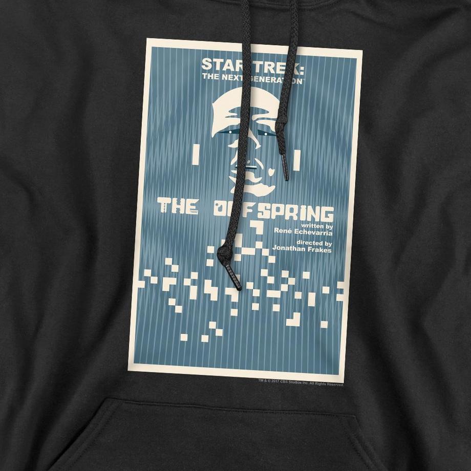 Star Trek The Next Generation Season 3 Episode 16 Felpa con cappuccio  