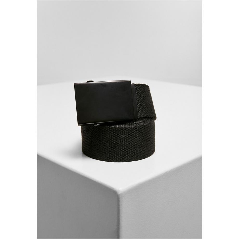 URBAN CLASSICS ceintures en toile à carreaux et unies (x2)  