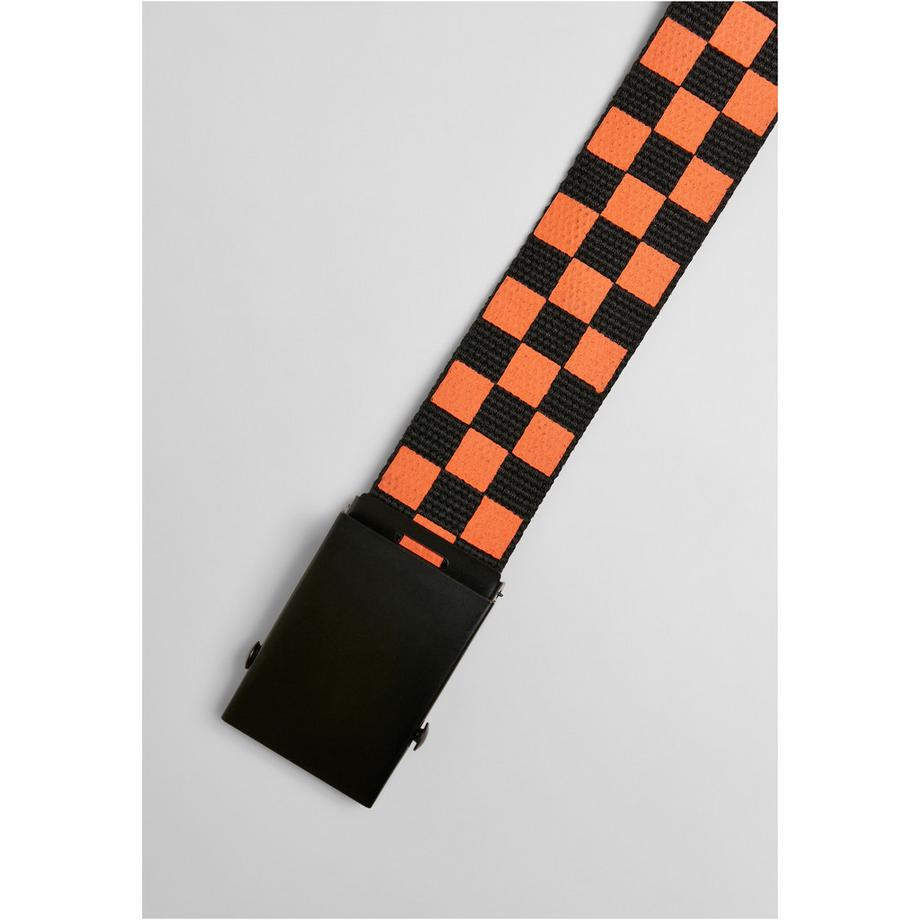 URBAN CLASSICS ceintures en toile à carreaux et unies (x2)  