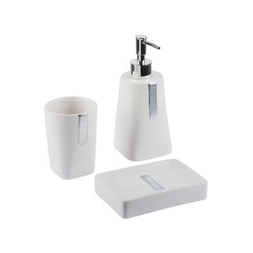 Set accessoires de salle de bain en Dolomite Moderne SONANA