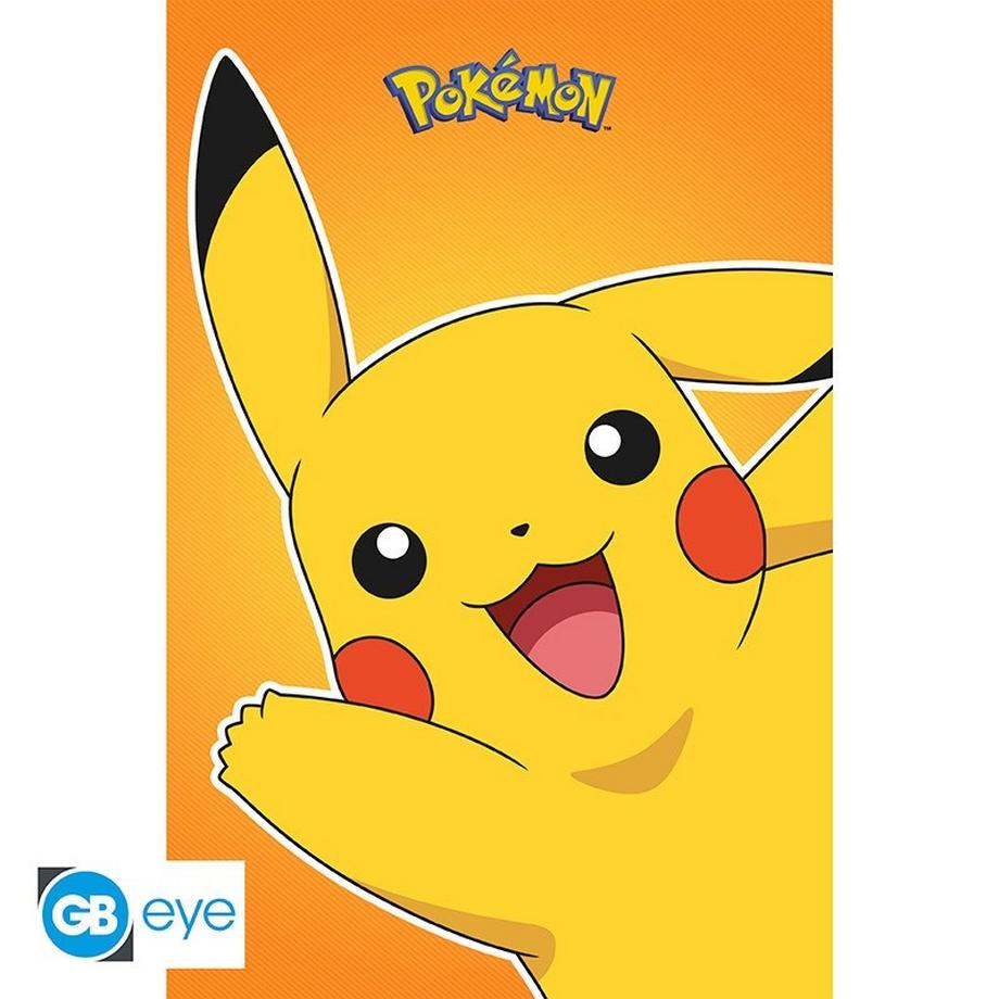 Poster - Roulé et filmé - Pokemon - Pikachu