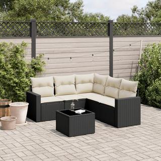 VidaXL set divano da giardino Polirattan  