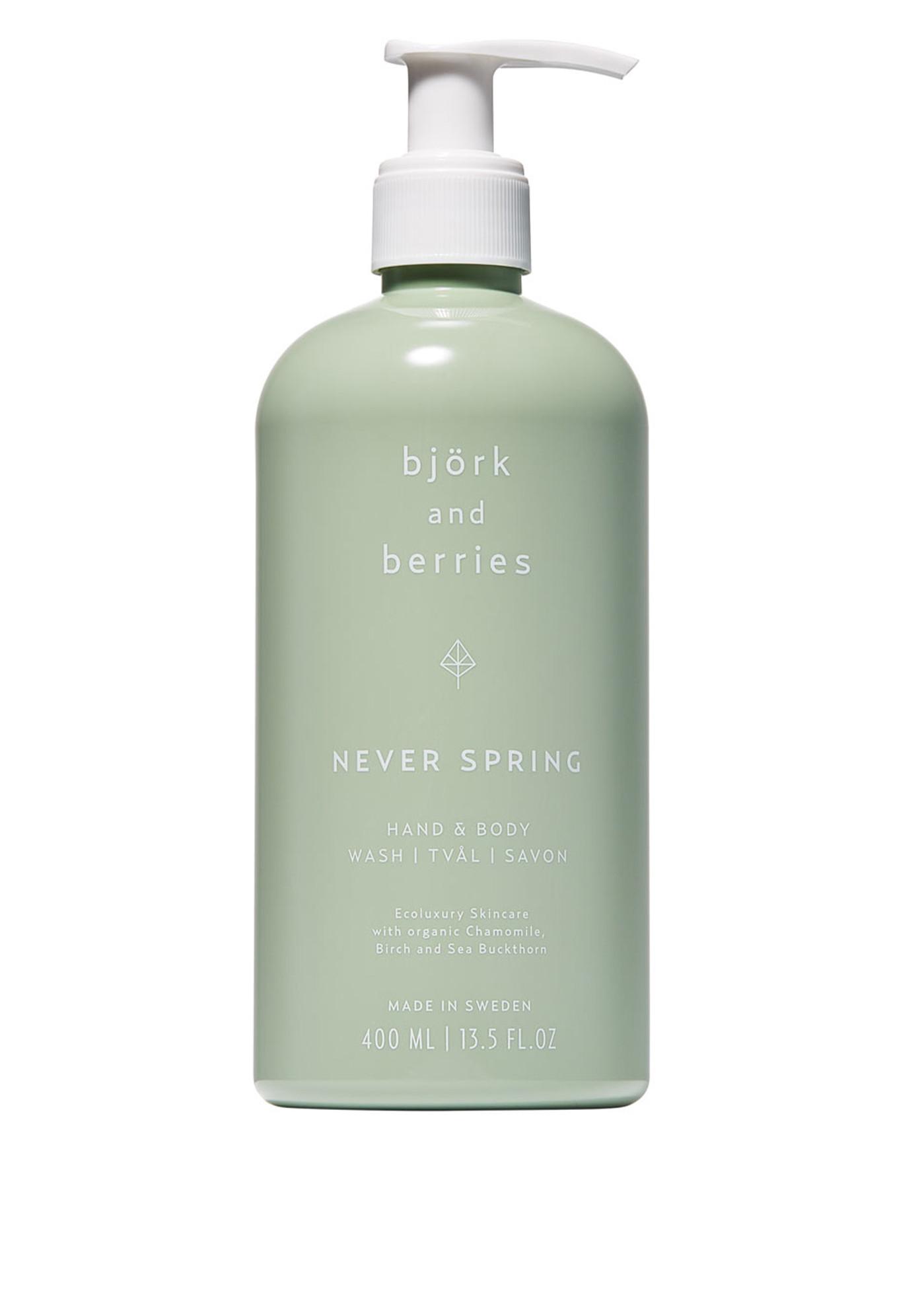 Björk & Berries  hygiène personnelle Never Spring Hand & Body Wash 