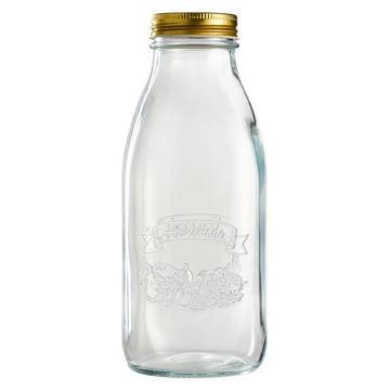 Bouteille Mason jar avec bouchon à vis 1l