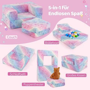 Modulares Kindersofa – leuchtet im Dunkeln