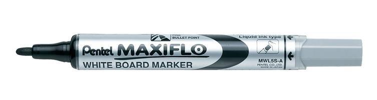 Pentel PENTEL Whiteboard Marker MAXIFLO 4mm MWL5S-A schwarz  