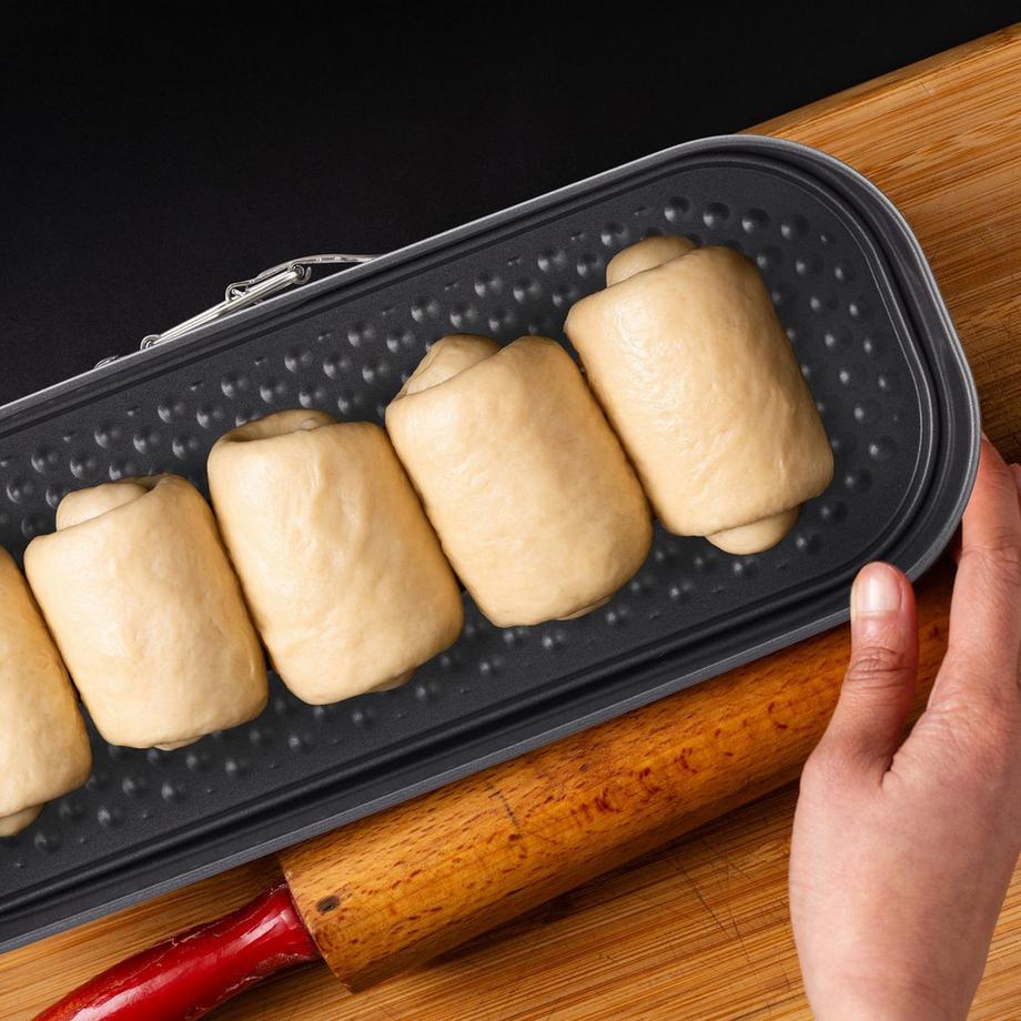 B2X Stampo a cerniera Teglia lunga  