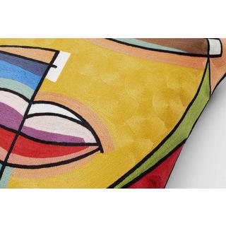 KARE Design Kissen Faccia Arte Colore Left 50x50  