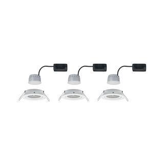 Paulmann LED Einbauleuchte 3-Step-Dim Nova Coin Basisset schwenkbar rund 84mm 50° Coin 3x6W 3x460lm 230V  