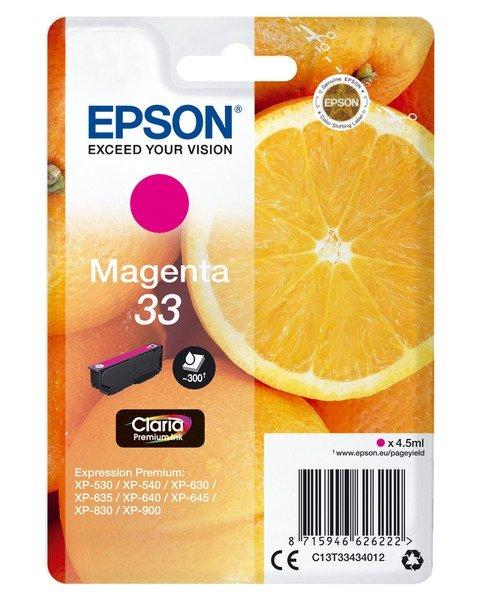 EPSON  Cartuccia Epson Originale T3343, 33 Magenta C13T33434012 