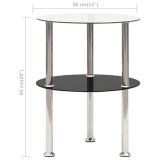 VidaXL Couchtisch glas  