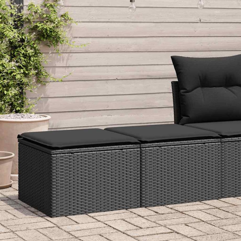 VidaXL set divano da giardino Polirattan  