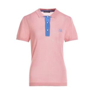 Bellemere New York  Polo chic bicolore en Tencel pour femme 