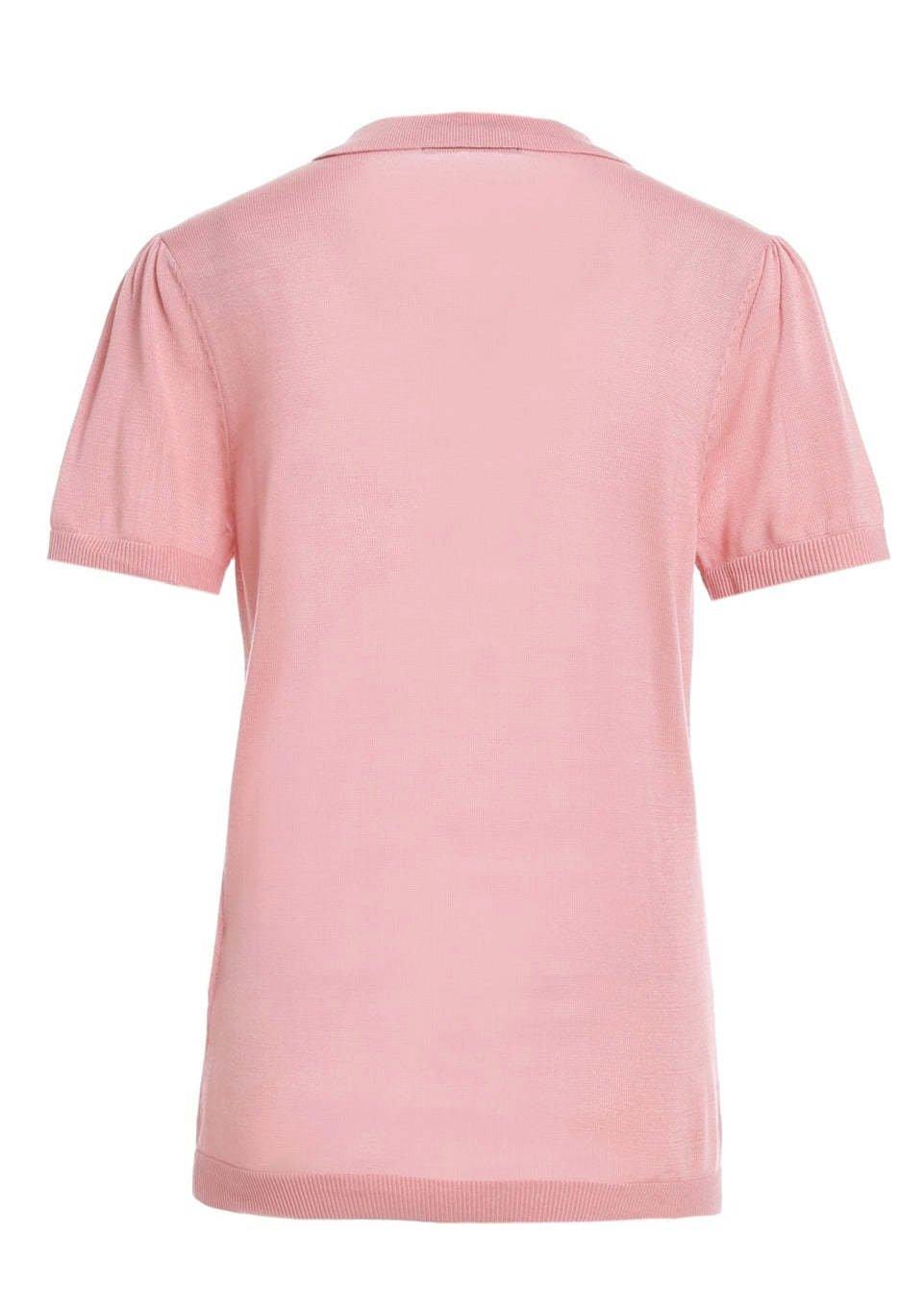 Bellemere New York  Polo chic bicolore en Tencel pour femme 