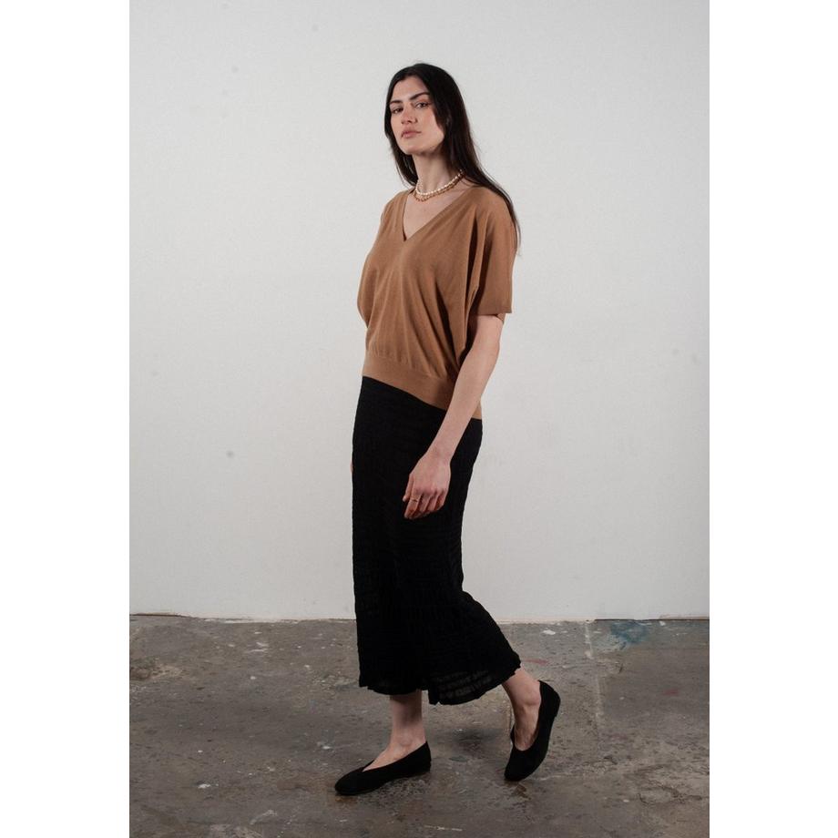 Studio Cashmere8 KELLY 6 V-Ausschnitt Fledermausärmel Pullover  