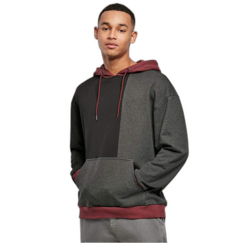 URBAN CLASSICS Oversized Color Block Kapuzenpullover  