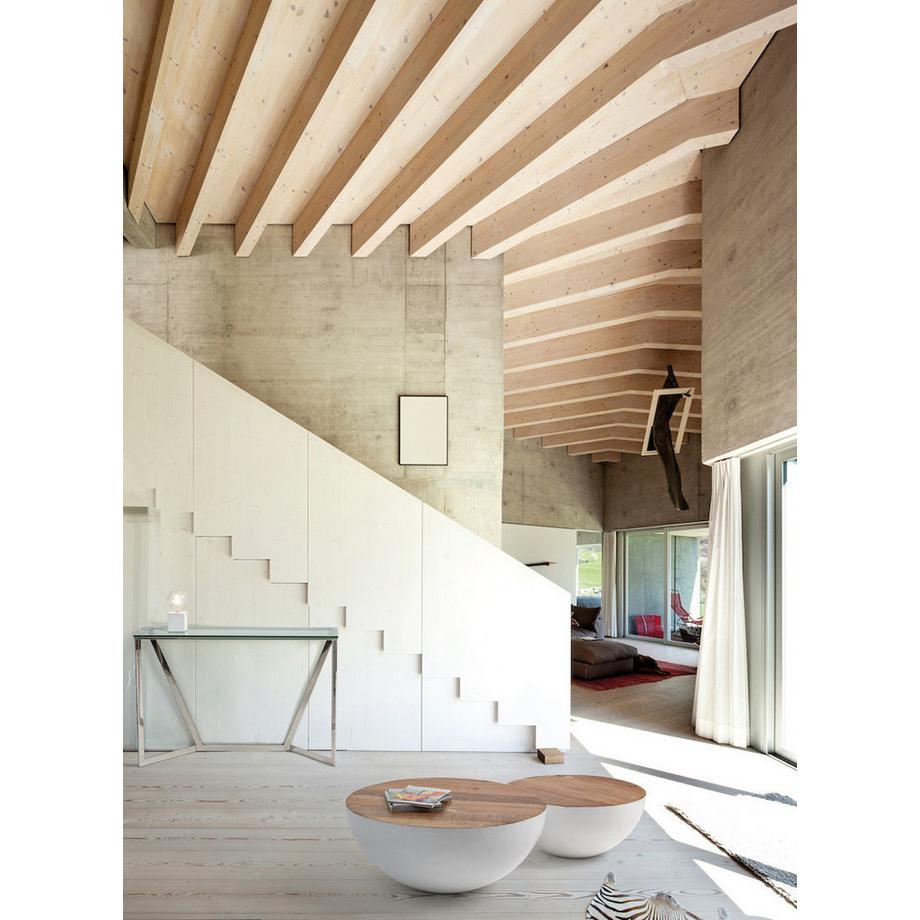 mutoni Table basse Lancaster 90x90 blanc  