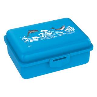 fizzy Fizzii Lunchbox mit Trennfach cyan, Delfin  