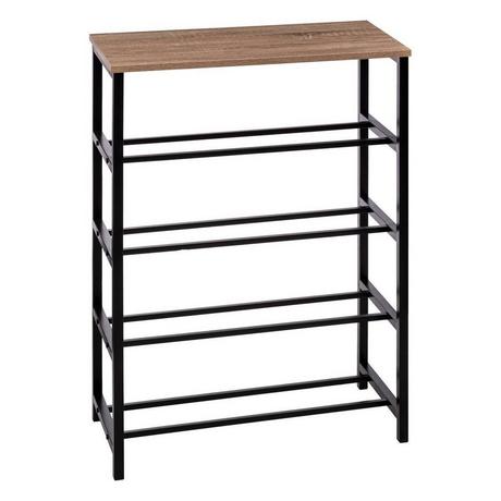 5five Étagère à chaussures avec banc de décharge - 4 niveaux  