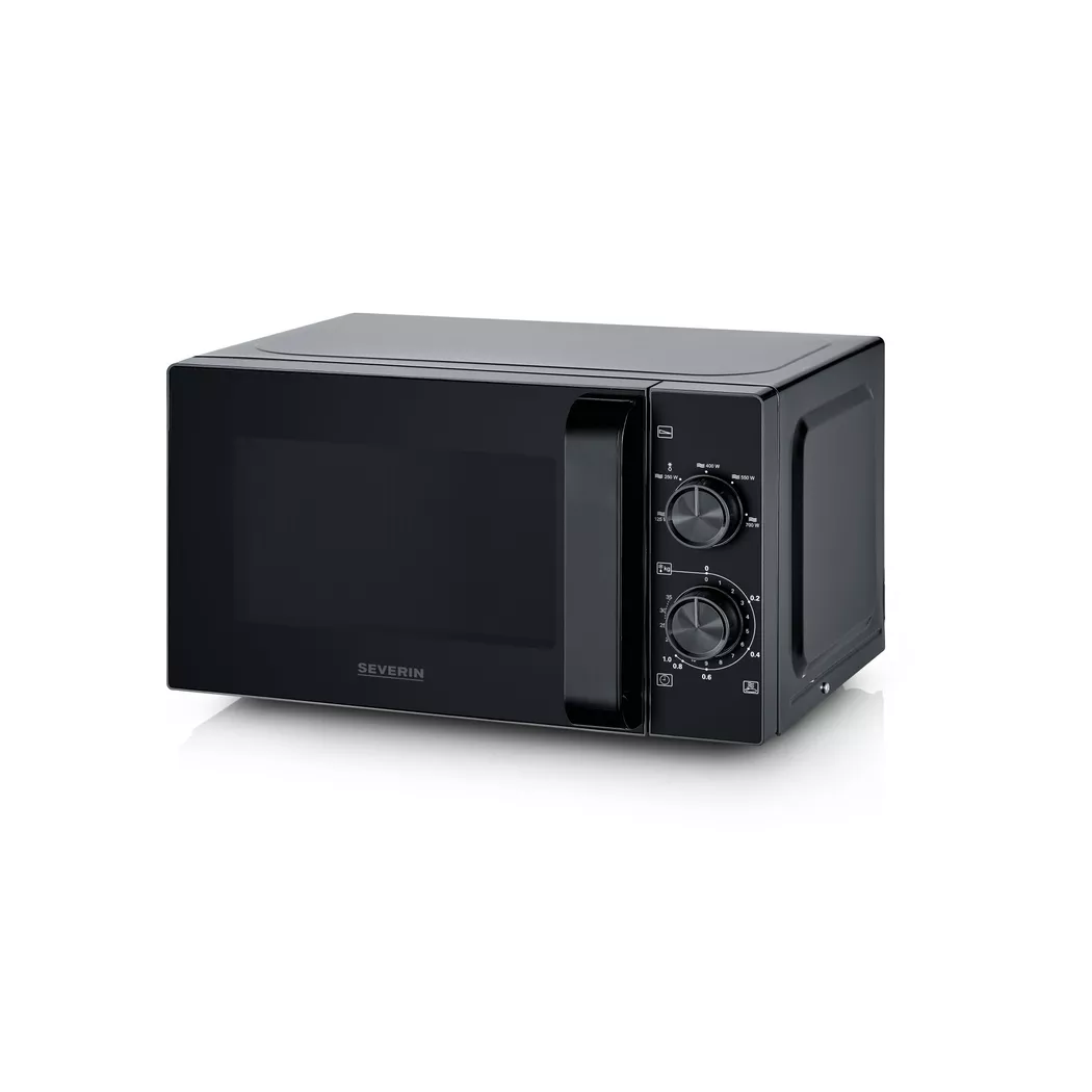 Severin 7790 Mikrowelle Schwarz, Edelstahl Timerfunktion