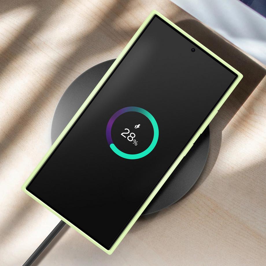 SAMSUNG  Coque Samsung S24 Ultra - Vert citron 