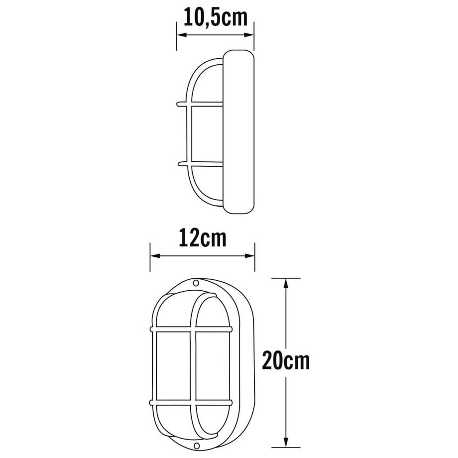 Konstsmide Lampe d'extérieur plastique  
